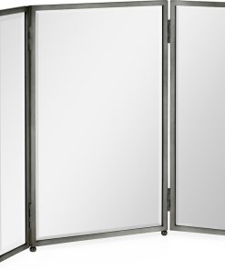 Urban Cool Triple Dressing Table Mirror - Bronzed Stainless Steel