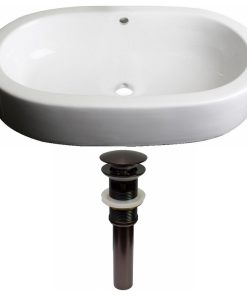 25.25-in. W Bathroom Vessel Sink Set RPBK-31434