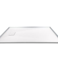 Transolid 60-in L x 35.5-in W Zero Threshold End Drain Shower Base, White