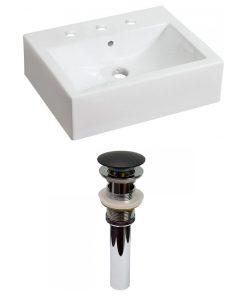 20.25-in. W Bathroom Vessel Sink Set RPBK-31049