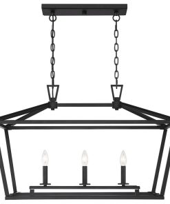 Townsend 3 Light Island Light, Matte Black