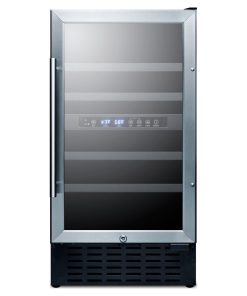 Summit SWC182ZCSSADA 18"W 28 Bottle Capacity Built-In Compliant - Glass /