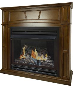 46" Liquid Propane Full Size Heritage Vent Free Fireplace System 32,000 BTU