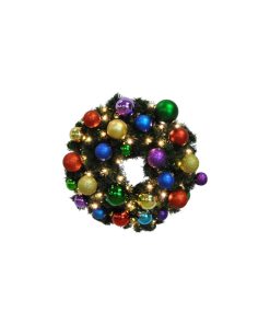 5' Sequoia Wreath Decorated With The Royal Ornament