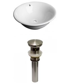 17-in. W Bathroom Vessel Sink Set RPBK-30966