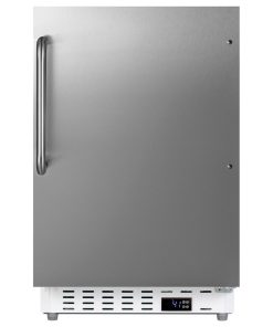 Summit ALR46WTB 20"W 3.53 Cu. Ft. Compact Refrigerator - Stainless Steel