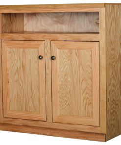 39" Simply Oak Collection Entertainment Console, Soft White Oak