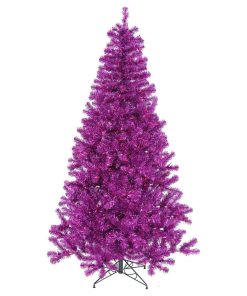 Vickerman Purple Dura-Lit Tree, LED 500 Purple, 7'x48"