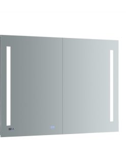 Tiempo Bathroom Medicine Cabinet With LED Lighting and Defogger, 48"x36"