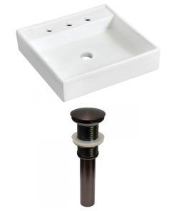 17.5-in. W Bathroom Vessel Sink Set RPBK-31144