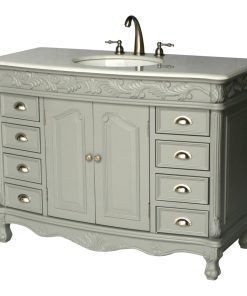 48" Antique Style Single Sink Bathroom Vanity Model 2614-G