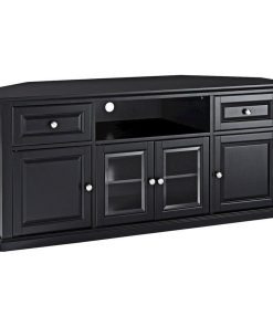 60 Corner Tv Stand Black