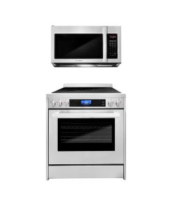 2-Piece Kitchen, 30" Over The Range Microwave and 30" Dual Fuel Range