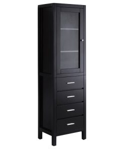 Virtu Wellmont 20" Linen Cabinet, Espresso