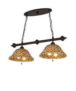 36L Diamond & Jewel 2 LT Island Pendant