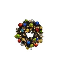5' Sequoia Wreath Decorated With The Fiesta Ornament