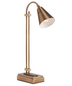 Symmetry Brass Desk Lamp