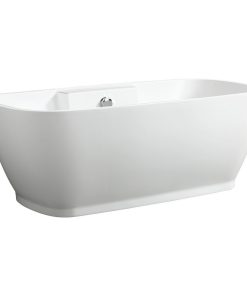 Vanity Art Freestanding Acrylic Bathtub, 59"