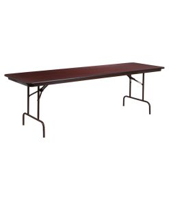 30x96 Mahogany Wood Fold Table