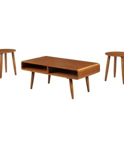 Svenska 3-Piece Occasional Table Set, Zebra Series