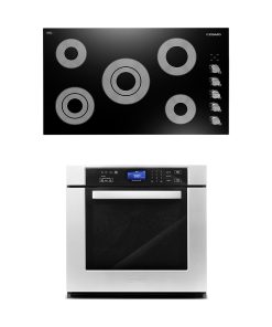 2PC Kitchen Package with 36" Electric Cooktop & 30" Single Electric Wall Oven