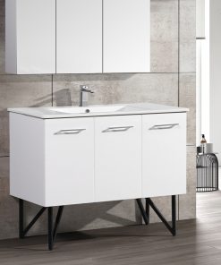 Swiss Madison Annecy 48" Single 2-Doors 1-Drawer Bathroom Vanity, White