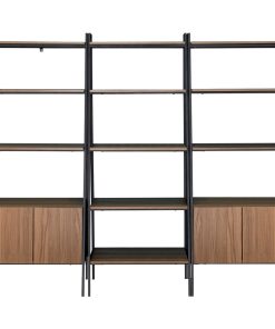 3-Piece Bookcase Set, Mocha