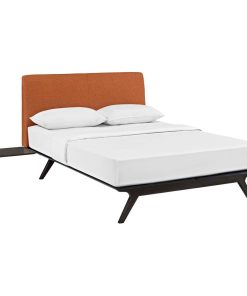 Tracy 3-Piece Queen Bedroom Set, Cappuccino Orange