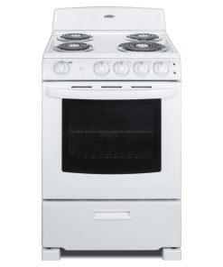 Summit RE2411 24 Inch Wide 2.9 Cu. Ft. Free Standing Electric Range with Sensor