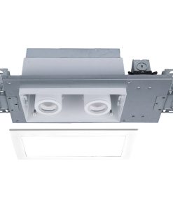 WAC Lighting MT-4210T-9 Silo Multiples 2 Light 12"W LED Square - White / 3000K