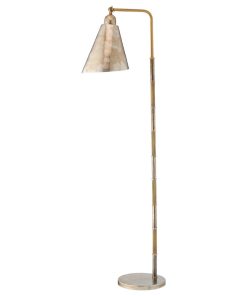 Vilhelm Reading Lamp, Antique Silver and Antique Brass