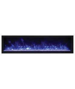 65" Extra Slim Indoor/Outdoor Electric Built-in only with black steel surround