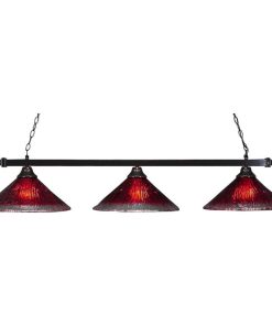 Toltec Lighting 803-BC-716 Billiard - Three Light Island