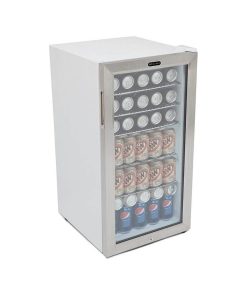 Whynter Beverage Refrigerator With Lock - Stainless Steel 120 Can Capacity