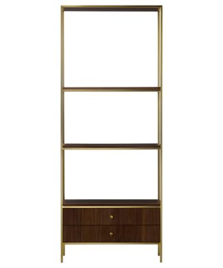 Warm Walnut Shelf Unit L, Andrew Martin Chester