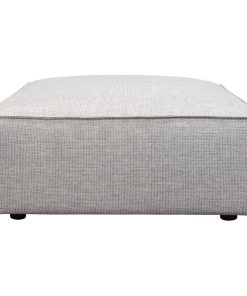 Vice Square Ottoman, Barley Fabric