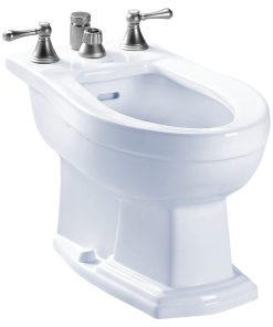 Toto Clayton Vertical Spray Flushing Rim Bidet, Cotton White