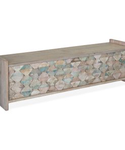 Wood Storage Bench, Ibiza Reclaimed Wood Storage Bench, Storage Bench, Bench