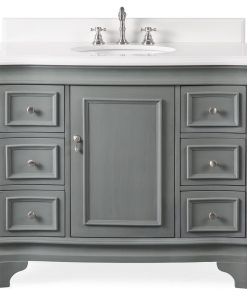 42" Benton Sesto Gray Vanity, QT-1044CK-BS