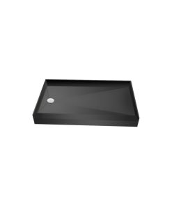 TileRedi 4260L-PVC 42x60 Single Curb Pan Left Drain