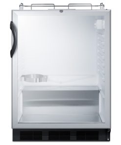 Summit SBC56GBINKADA 24"W 5.5 Cu. Ft. Built-In Beer Kegerator - Stainless Steel