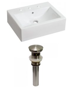 20.25-in. W Bathroom Vessel Sink Set RPBK-31051