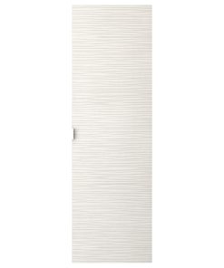 Textures Floating Linen Cabinet, Contour White