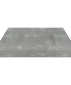 37" Rugged Concrete Brushed Quartz