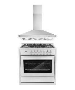 2-Piece Kitchen, 36" Dual Fuel Range and 36" Wall Mount Range Hood