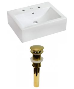 20.25-in. W Bathroom Vessel Sink Set RPBK-31088