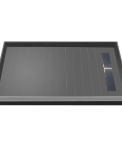 TileRedi RT3460R-PVC-BN3 34x60 Single Curb Pan R Trench