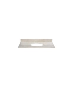 Stone Top, 49" For Undermount Sink With Backsplash, Galala Beige Marble