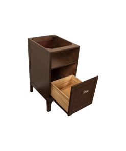 16" Cabinet, Sable Walnut