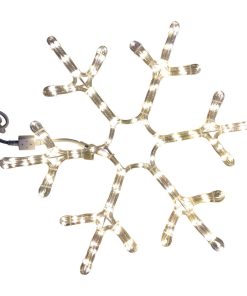 48" Warm White LED Snowflake